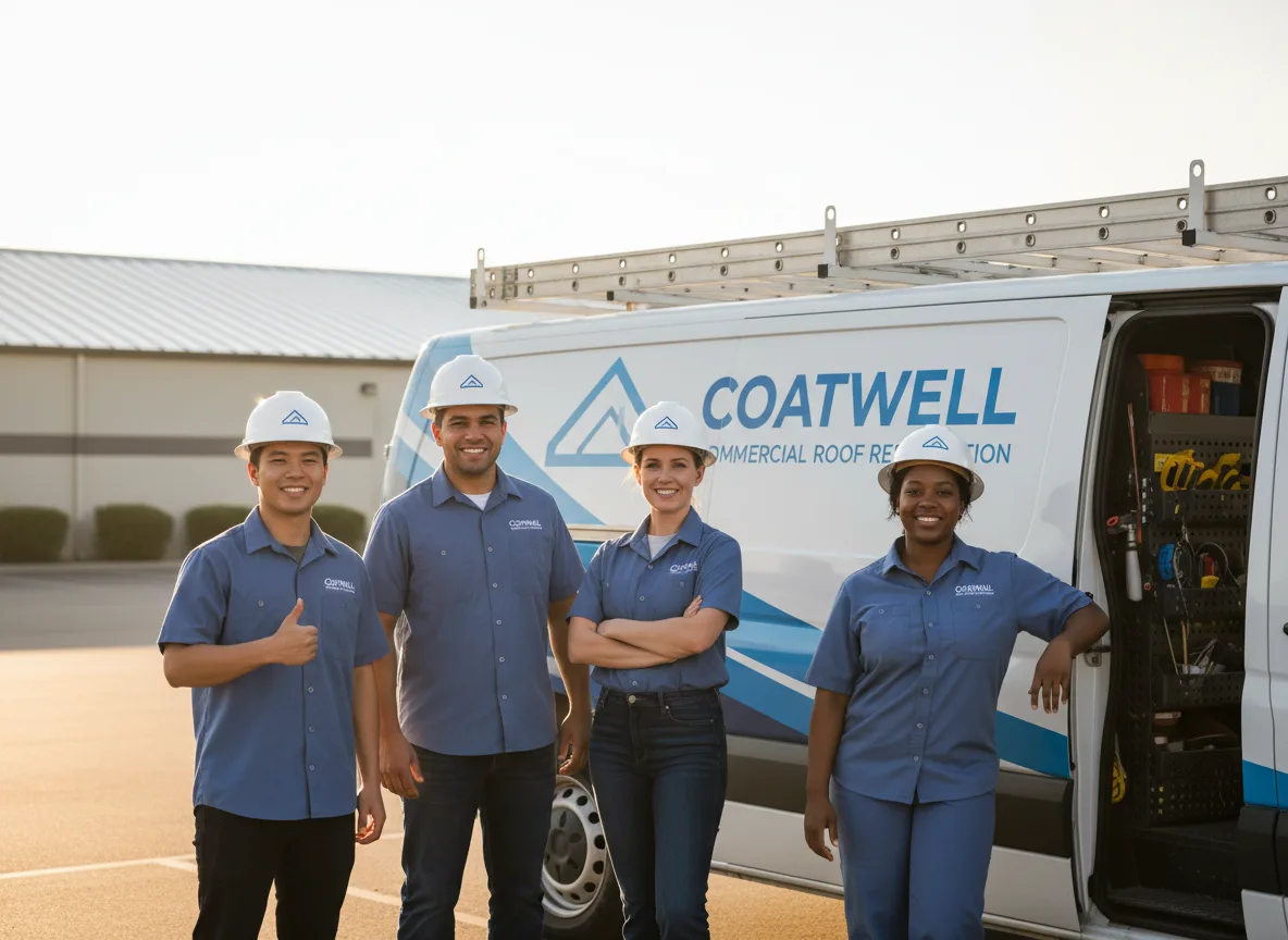 Commercial roof coating company in Everetts, NC